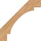 Ekena Millwork 5 1/2"W x 34"D x 34"H Merced Smooth Knee Brace, Western Red Cedar BRC06X34X34MRC00SWR - alternate 3